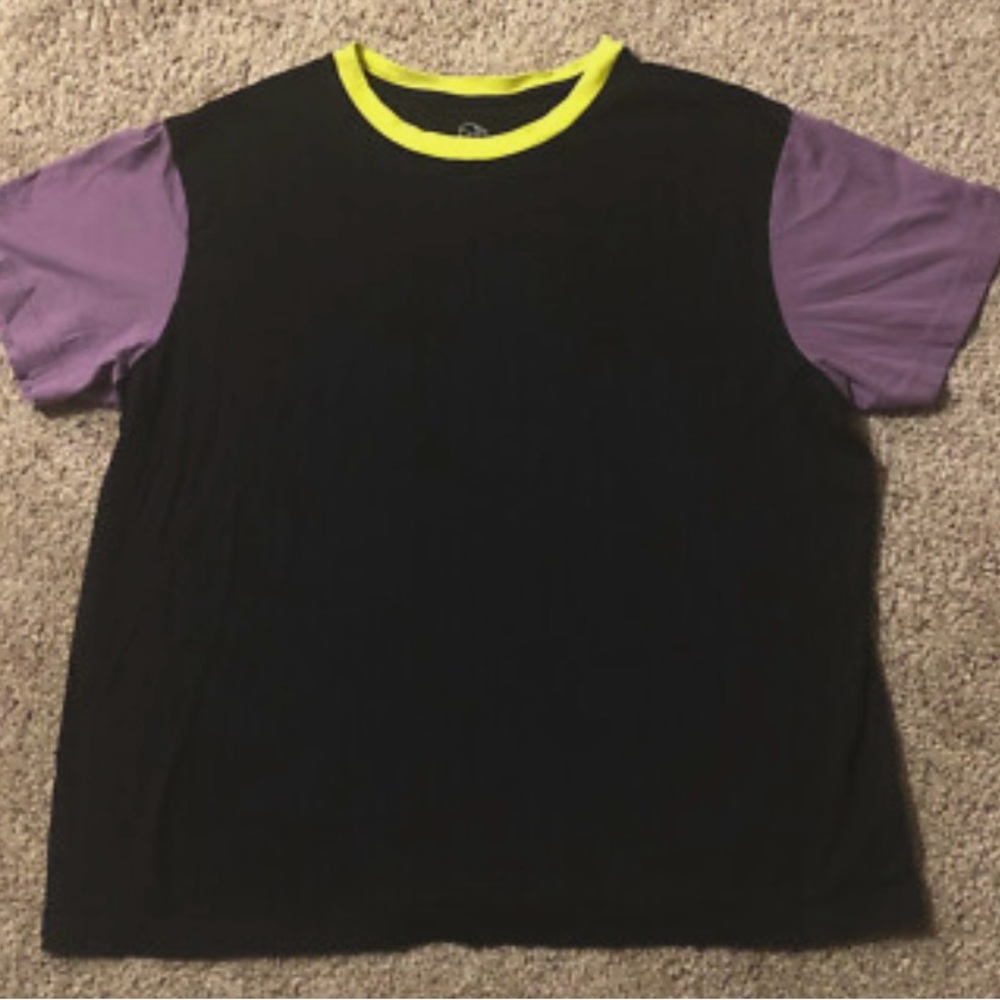 Original Use Black Tee with Yellow Accent